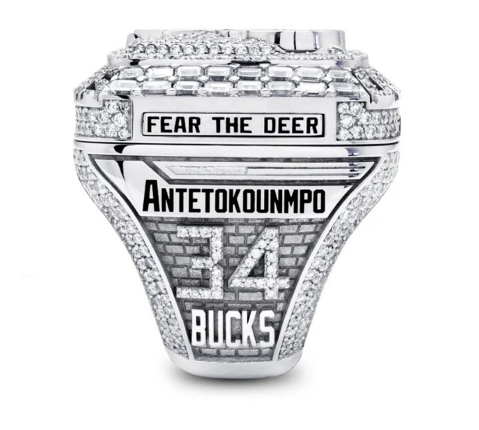 Milwaukee Buck Champion Ring Large Ring Alloy Champion Ring