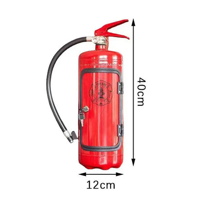 Fire Extinguisher Shape Wine Box Mini Bar Wine Cabinet Crafts Ornaments Decoration Champagne Liquor Storage Box Fireman's Gift