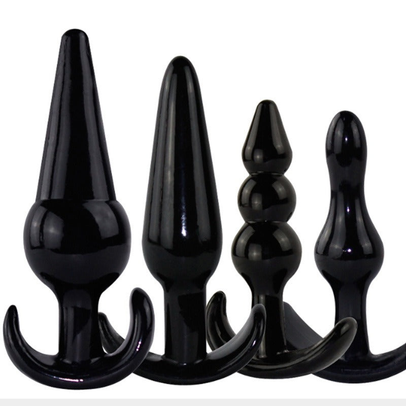 Posterior silicone anal plug, anal bead string, beginner's advanced extreme pleasure, female masturbation equipment, sexual adult products