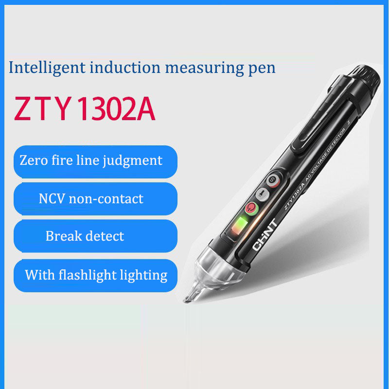 Multi functional intelligent induction test pen ZTY1302A digital display non-contact NCV electrical test pen