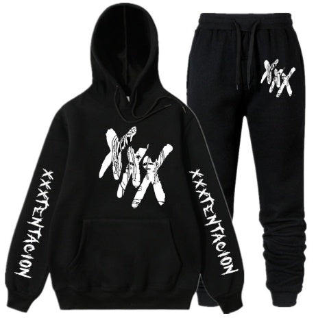 XXX TENTACION hooded hoodie male Europe and the United States outdoor teenagers autumn winter jacket suit hot sales