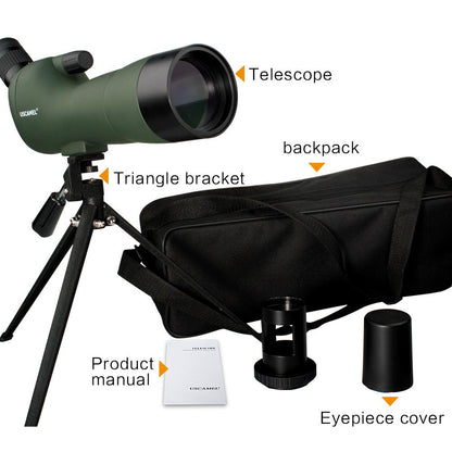 USCAMEL Bird Watching Waterproof Spotting Scope - 20-60x60 Zoom Monocular Telescope - With Tripod - with Camera Photography Ada