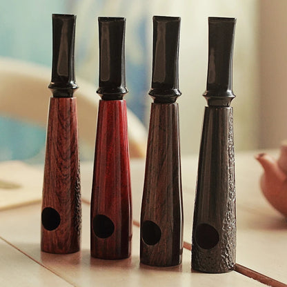 Gentlemens Cigar pipe Ebont wood Tobacco pipe New Creative Gift ADOUS Somking pipe