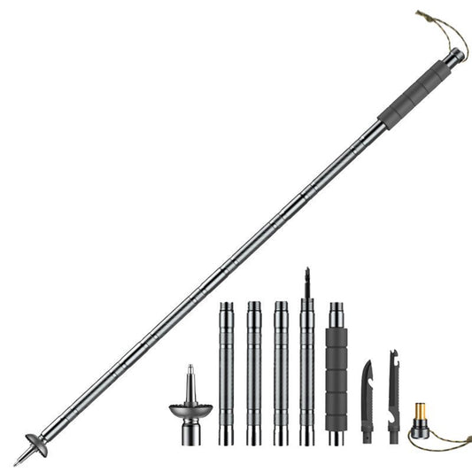 HYPERANGER Detachable and Lightweight Hiking Pole - Outdoor Trekking Walking Stick_0