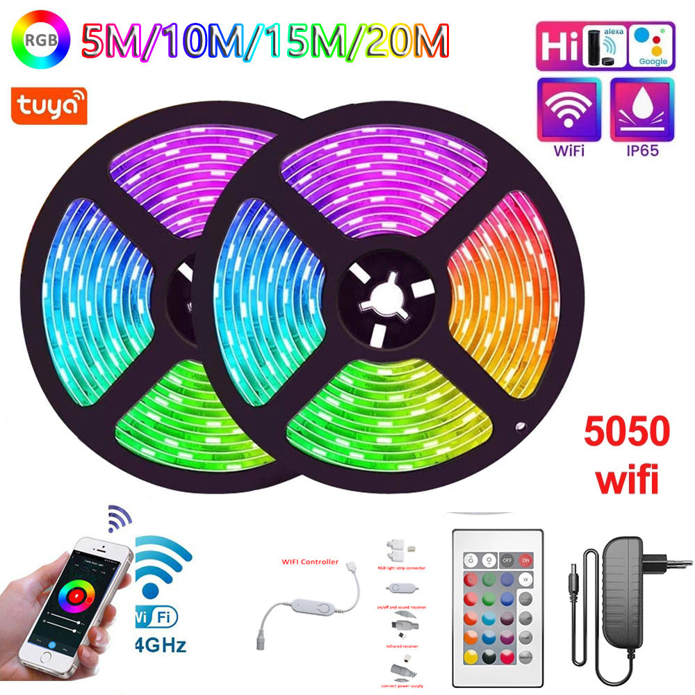 WIFI infrared Bluetooth LED Strip 5050 2835RGB Indoor And Outdoor Ambient Decorative Non-Waterproof Strip Light Set