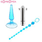 Vaginal G-spot Dildo Vibrator Jelly Anal Plug Sex Toys Butt Plug Anal Beads Vibrator Poweful Suction cup Anal sex Toys