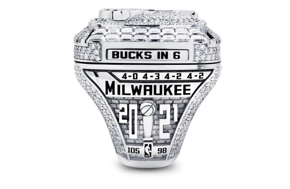 Milwaukee Buck Champion Ring Large Ring Alloy Champion Ring