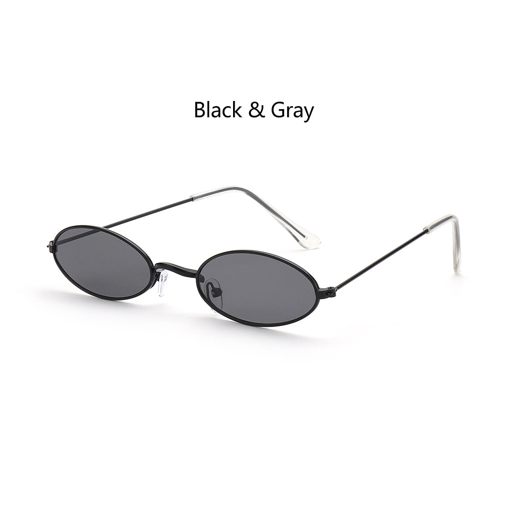 Fashion Vintage Shades Sun Glasses Elegant okulary Retro Small Oval Sunglasses for Men Women Eyeglasses gafas oculos