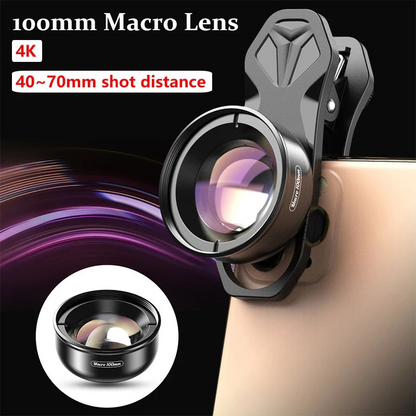 High-Definition Macro Flower Jewelry Lens Shooting Wide Angle Fisheye Telephoto Macro External Mobile Phone Lens