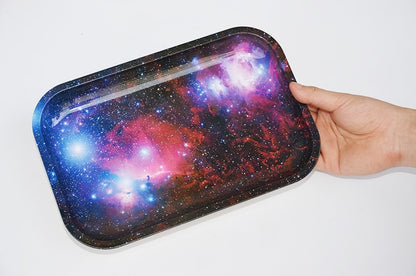 1pcs Length 28.8 CM *Width 18.8 CM H Metal Tobacco Rolling Tray Hand roller Tobacco Grinder Smoking Accessories