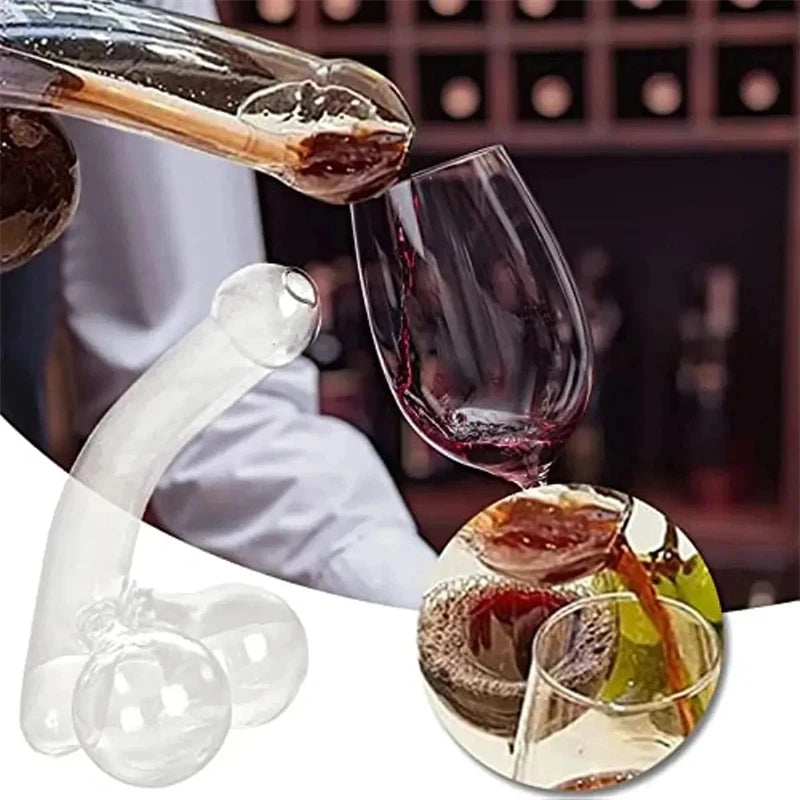 Creative whiskey and red wine decanter made of high borosilicate glass, making it an ideal choice for bar displays