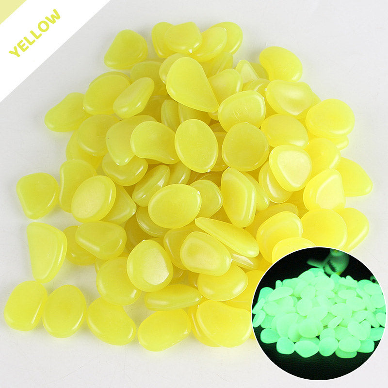 Glow Stone Garden Fish Tank Artificial Stone Glow Color Goose Egg Stone Fluorescent Glow Stone (Starting From 100 Batches)