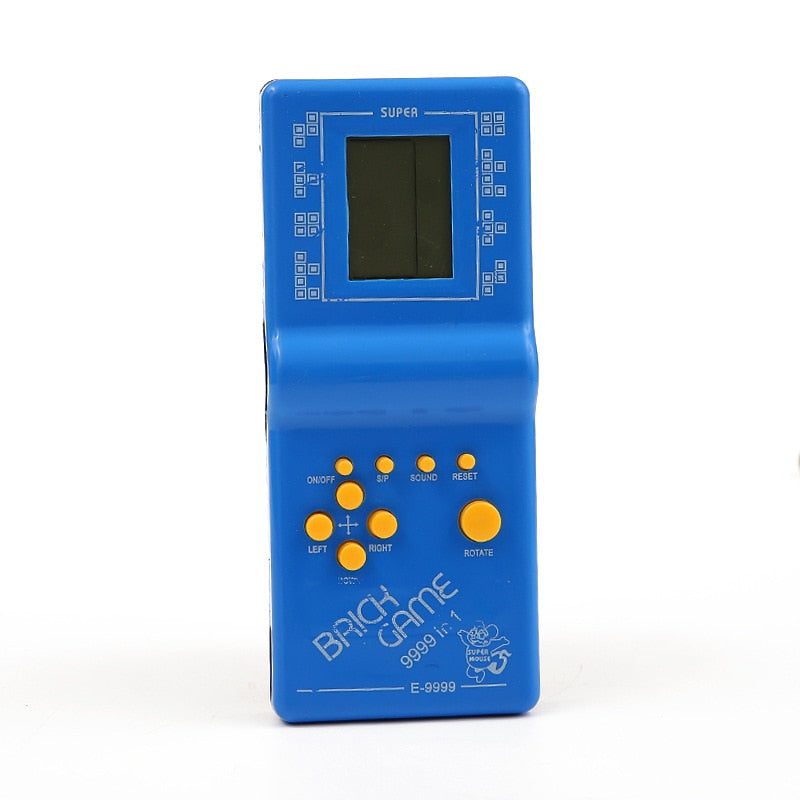 Classic Handheld Game Machine Tetris Game Kids Game Console Toy with Music Playback Retro Children Pleasure Games Player