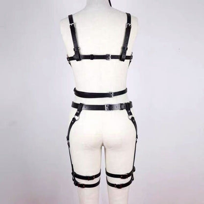 New Erotic Adult Products Leather Clothing Female Bondage Bondage Set PU Leather