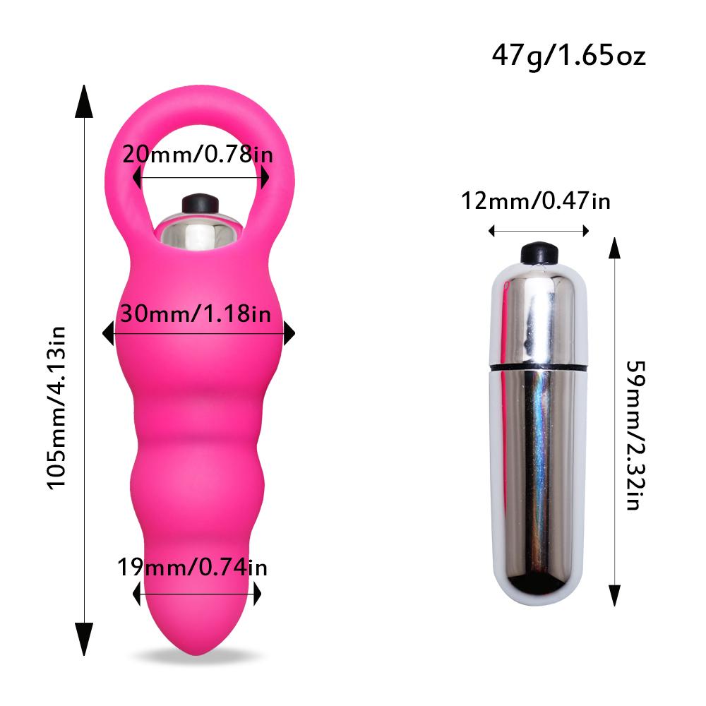 Sex Anal Bead Plug Vibrator Silicone Adult Sex Toys Anal for Men Sex Toys