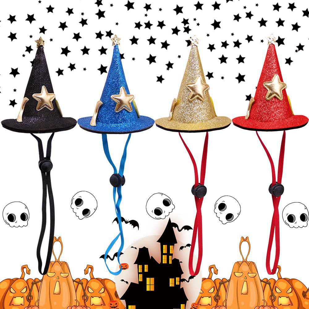 Cute Adjustable Decorations Mini Pet Dog Cat Halloween Hat