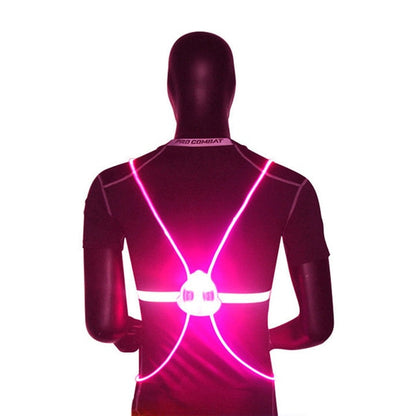 360 Reflective LED Flash Driving Vest High Visibility Night Running Cycling Riding Outdoor Activities Light Up Safety Bike Vest