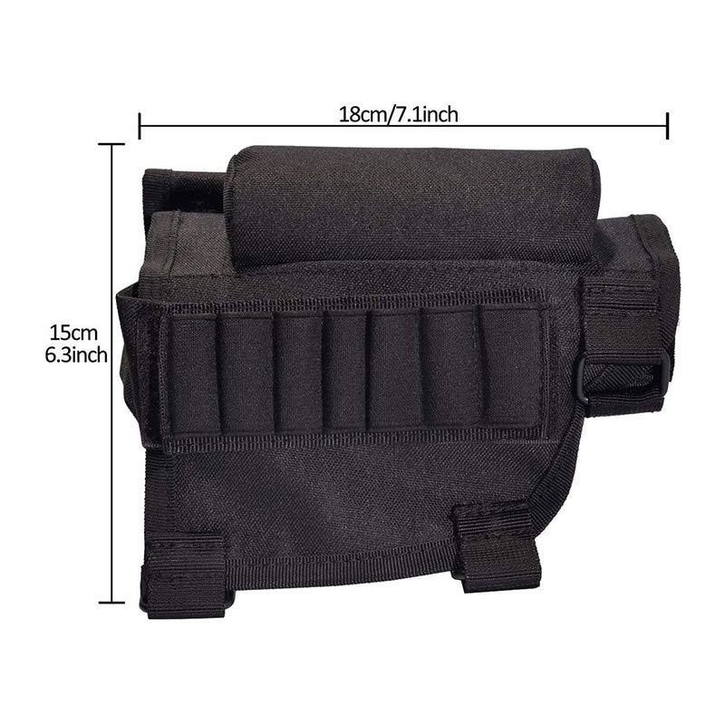 Outdoor Tactical Cheek Bag Bullet Bag Accessory Bag 98K CS Military Fan Two-In-One Bullet Bag Portable Gun Stock Bag