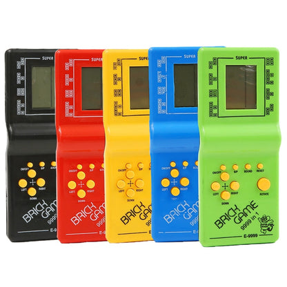 Classic Handheld Game Machine Tetris Game Kids Game Console Toy with Music Playback Retro Children Pleasure Games Player