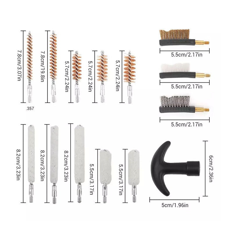 29-Piece Gun Brush Pipe Cleaning Tool Manufactur
Bulk Revise Your Priceer Supplies Outdoor Tactical Supplies Gun Brush Set