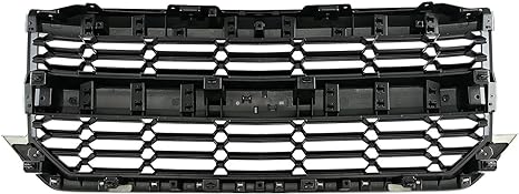 Front Bumper Upper Grille Grill Compatible with Chevrolet Silverado 1500 2016-2018 (Black)