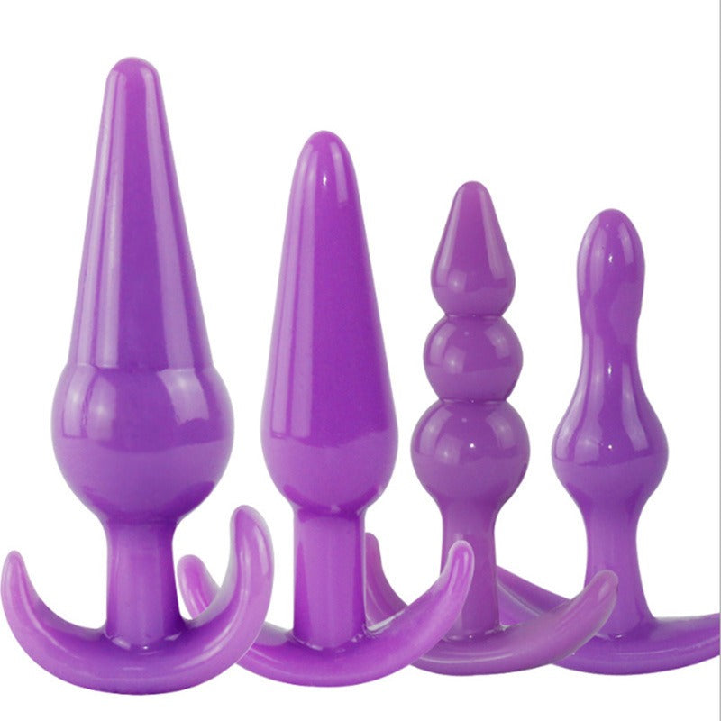 Posterior silicone anal plug, anal bead string, beginner's advanced extreme pleasure, female masturbation equipment, sexual adult products