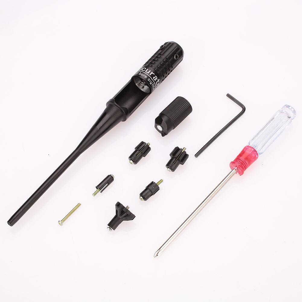 Red Dot Laser Boresighter Bore Sighter Kit for Hunting .22 to .50 Caliber Rifles