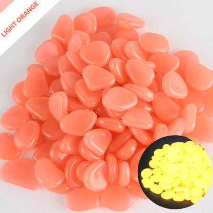 Glow Stone Garden Fish Tank Artificial Stone Glow Color Goose Egg Stone Fluorescent Glow Stone (Starting From 100 Batches)