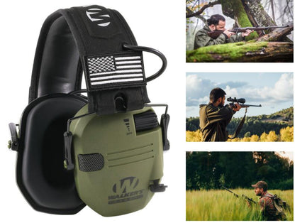 Tactical Hunting Electronic Shooting Earmuffs Anti-noise Headset Sound Amplification Impact Hearing Protection Headphone