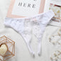 Women's Sexy Lingerie hot erotic open crotch Panties Porn Lace transparent underwear crotchless sex wear cheeky briefs for woman