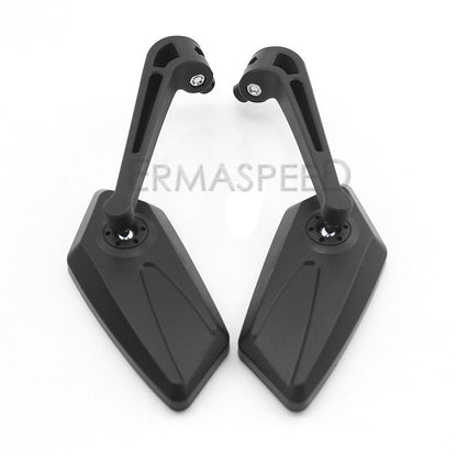 Universial 8mm 10mm Motorcycle Mirrors Motorbike Rearview Black Side Mirrors for Honda Suzuki Yamaha Kawasaki Scooter KTM Ducati