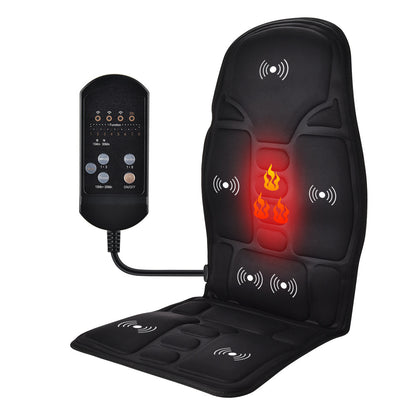 HISOME Car Heating Massage Cushion Home Car Dual-Use Seat Warmer Cushion Plug-In Heating Seat Cushion