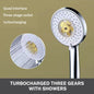 Xiao Man Waist Supercharged Sprinkler Head Dual Turbo Pressurized Propeller Fan Shower Head Shower Head