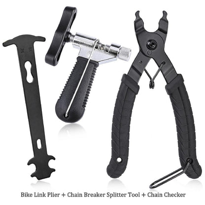 Bicycle Chain Tools Mountain Bike Chain Caliper Chain Cutters Chain Removal Tools Magic Buckle Pliers Tools