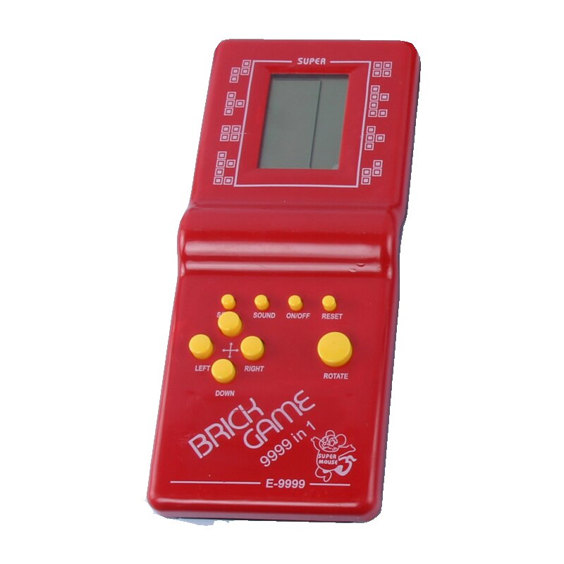 Classic Handheld Game Machine Tetris Game Kids Game Console Toy with Music Playback Retro Children Pleasure Games Player