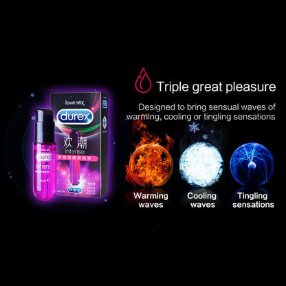 Durex Intense Orgasmic Gel 10ml Lubricant Sex Drops Strong Enhance Exciter for Women Safe Sex Toys