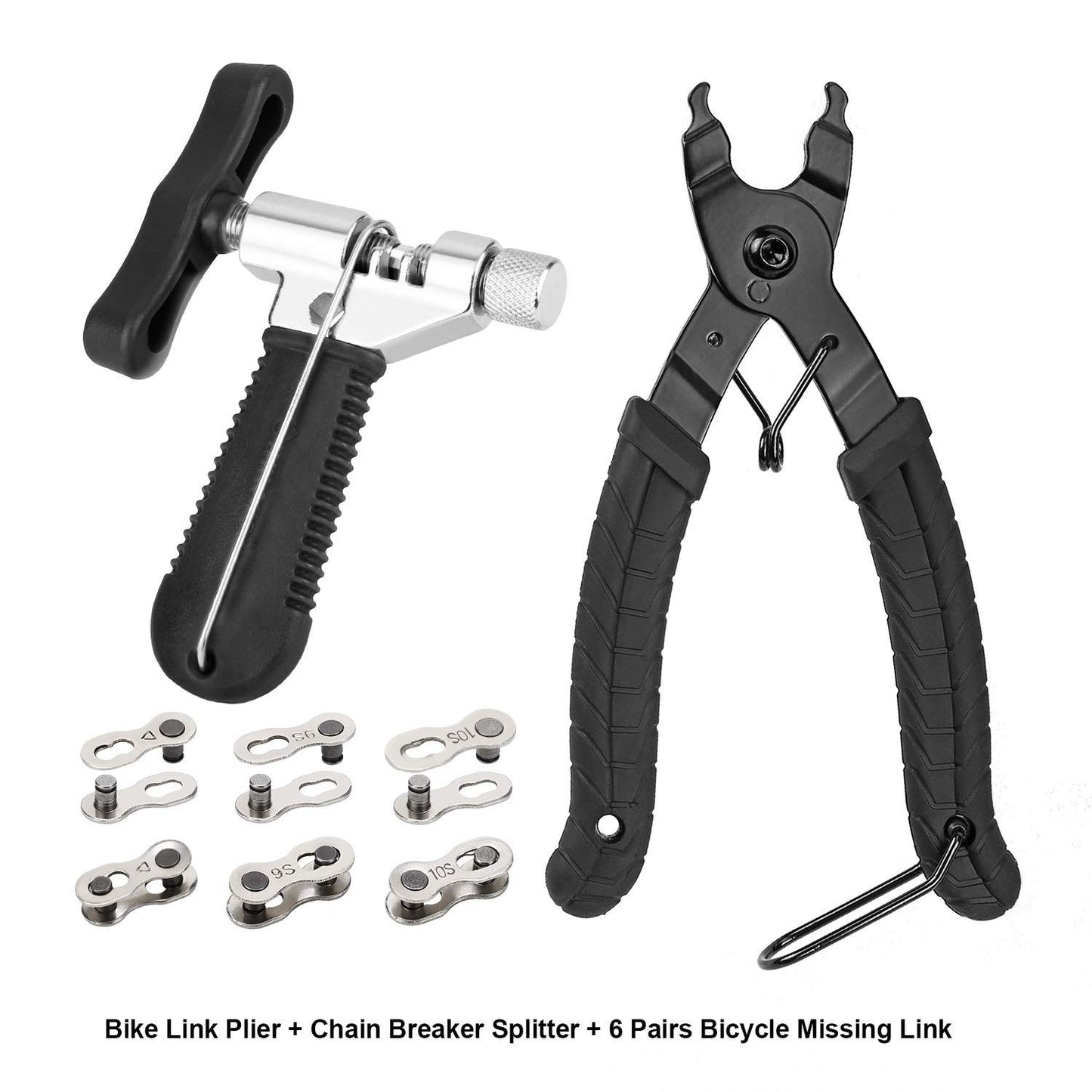 Bicycle Chain Tools Mountain Bike Chain Caliper Chain Cutters Chain Removal Tools Magic Buckle Pliers Tools