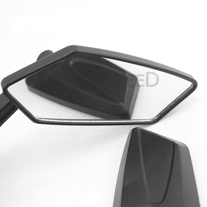 Universial 8mm 10mm Motorcycle Mirrors Motorbike Rearview Black Side Mirrors for Honda Suzuki Yamaha Kawasaki Scooter KTM Ducati