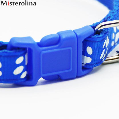 Safety Nylon Dog Puppy Cat Collar Lovely Lovely Adjustable Pet Collar Cats Collars With Bell Pet Dog