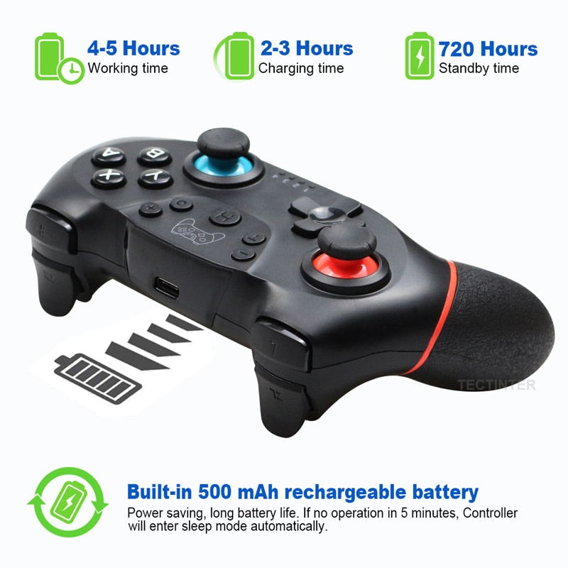 Wireless Bluetooth Gamepad For Nintendo Switch Pro NS-Switch Pro Game joystick Controller For Switch Console with 6-Axis Handle