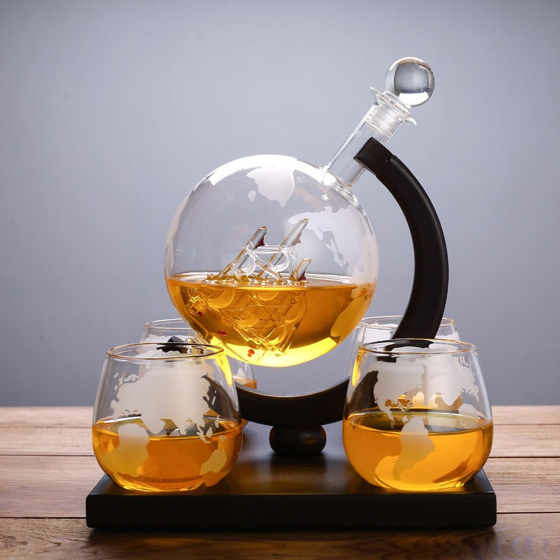 Creative Globe Decanter Set