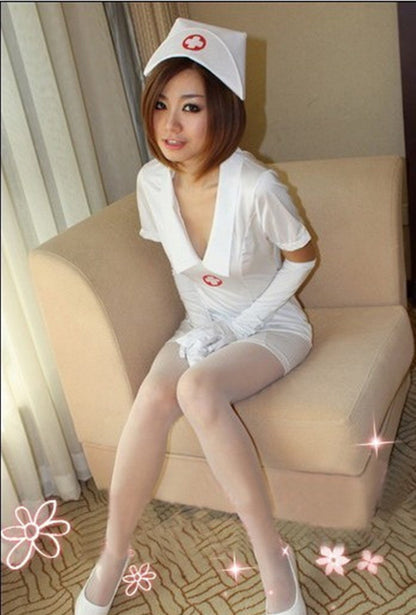 Nurse style dress suit Cosplay Costume Lady Uniform temptation costumes porn Adult