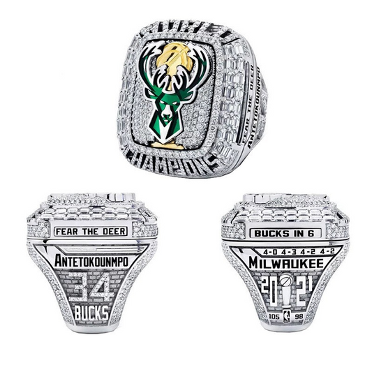 Milwaukee Buck Champion Ring Large Ring Alloy Champion Ring