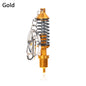 Universal Adjustable Alloy Car Interior Suspension Keychain Coilover Spring Car Tuning Part Shock Absorber Keyring Gift