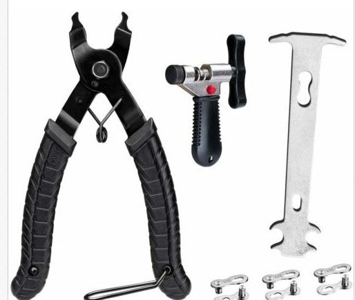 Bicycle Chain Tools Mountain Bike Chain Caliper Chain Cutters Chain Removal Tools Magic Buckle Pliers Tools