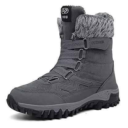 Winter Snow Boots: Lightweight, Anti-Slip, Warm Plush for Men & Women