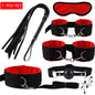 23 Pcs Bdsm Bondage Adult Slave Games Set Sex Handcuffs Whip Mouth Gag Porno Sex Butt Plug Bead Anal Plug Vibrator For Couples