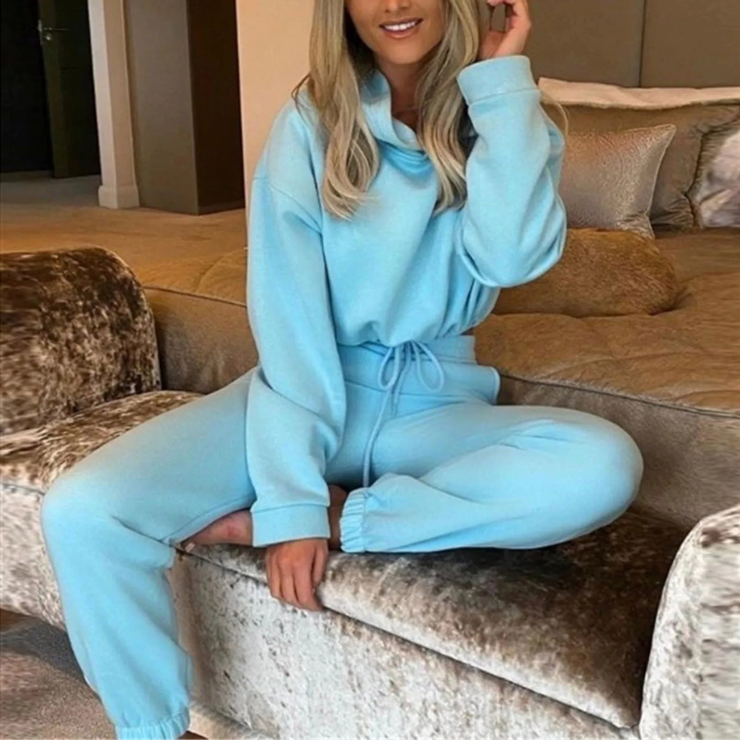 Winter Two Piece Sets Women Tracksuit