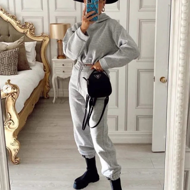 Winter Two Piece Sets Women Tracksuit