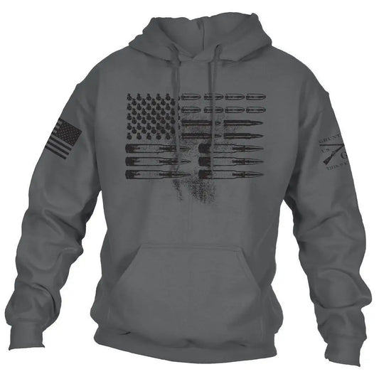 2020 Men's Winter American Flag Hooded Sweatshirt